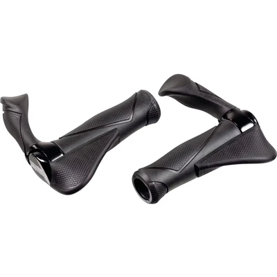 Afbeelding van Ergotec Set Handvatten MF2 Verst. Bar ends 130 zwart