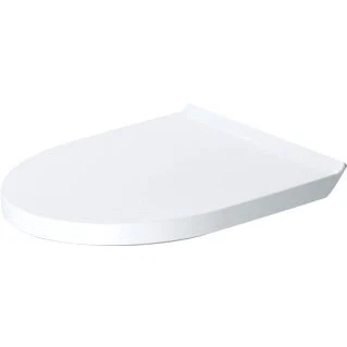 Afbeelding van Duravit DuraStyle Basic WC zitting 37.3x43x4.3cm met softclose Kunststof wit Glanzend