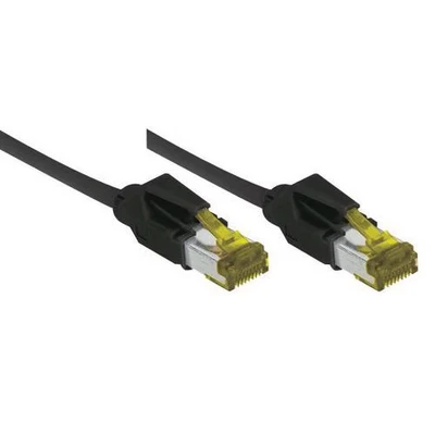Afbeelding van Netwerksnoer RJ45 op Kabel CAT 7 S/FTP LSOH SNG zwart 3 m