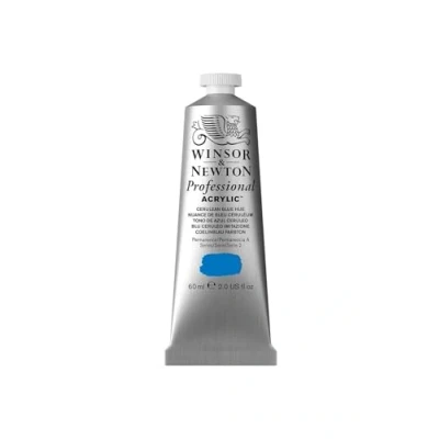 Afbeelding van Winsor &amp; Newton 2320139 Professionele acrylverf, hoge dekking, kunstenaarskwaliteit, lichtecht 60ml Tube, Cerulean Blue Hue