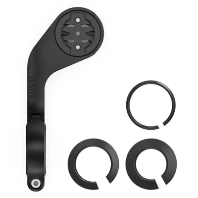 Afbeelding van TUSITA Flush Out Front Houder Compatibel met Garmin Edge GPS Fietscomputer, Geschikt voor 22.2mm, 25.4mm, 31.8mm Sturen