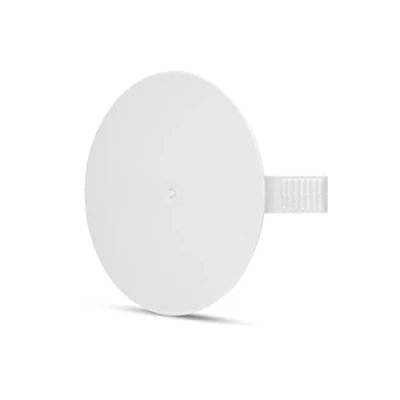 Afbeelding van REV ISO blikdeksel 80 mm 25 stuks afdekking voor inbouwstopcontact veerdeksel aansluitdoos kleur: wit