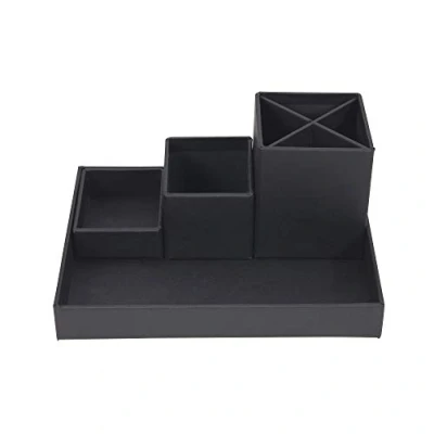 Afbeelding van Bigso Box of Sweden 797445601 bureau organizer, vezelplaat, donkergrijs, 23,5 x 18 11 cm