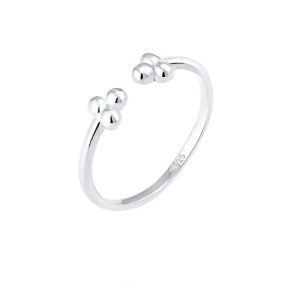 Afbeelding van Elli Basic Design Ring silvercoloured, Dames, Maat: 54, Silver coloured
