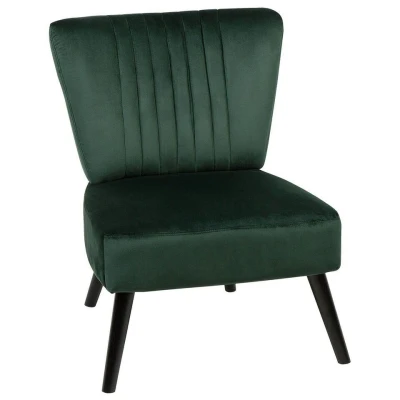 Afbeelding van Beliani Fauteuil VAASA Groen fluweel