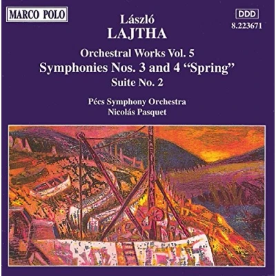 Afbeelding van Pécs Symphony Orchestra, Nicolás Pasquet Lajtha: Orchestral Works Volume 5 (CD)