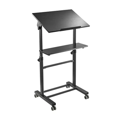 Afbeelding van lectern presentation furniture mobile height adjustable