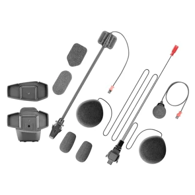 Afbeelding van Interphone UCOM 6R 7R Vervangende audiokit, zwart