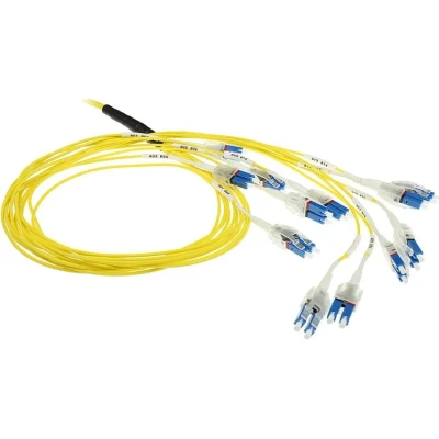 Afbeelding van ACT DC5553 Singlemode 50/125 OS2 Prefab Glasvezelkabel 24F LC Polarity Twist 15 meter