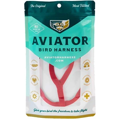 Afbeelding van Aviator Bird Harness &amp; Leash Petite Red