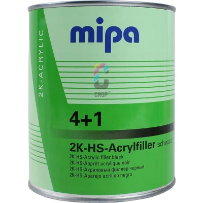 Afbeelding van MIPA 2K HS Acrylfiller Primer Zwart 1L