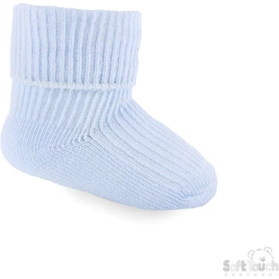 Afbeelding van Soft Touch Babysokjes Newborn Blauw S04