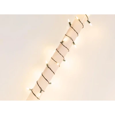 Afbeelding van Origilight LED 12 m 80 leds warmwit groene kabel 31 V