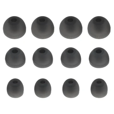 Afbeelding van Create idea 6 paar siliconen oordopjes in ear hoofdtelefoon vervangende compatibel met Sony MDR EX750BT / WI 1000X H700 C200 3 maten (S/M/L) grijs