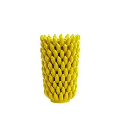 Afbeelding van Light &amp; Living Zita vaas Keramiek Ø25x45 cm geel