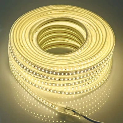 Afbeelding van 25M Wit LED Strips Licht 220V, 5730 120 leds/m IP67 Waterdicht Strip met EU Stekker 220 Volt 4000K (Wit, 25)