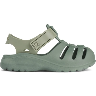 Afbeelding van Liewood BEAU Unisex Badslippers voor kinderen, Maat: 28, Tea/faune green Kunststof