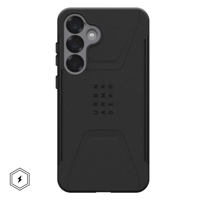Afbeelding van Samsung Galaxy S25 Plus MagSafe Hoesje Kunststof UAG Hardcase/Backcover Zwart Telefoonhoesje Shockproof/Valbescherming
