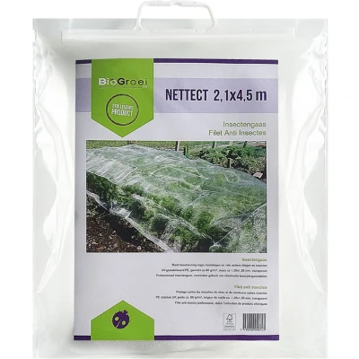Afbeelding van Biogrowi Nettect 3,66m x 6m Insectennet Insecten gaas moestuin tegen plaaginsecten