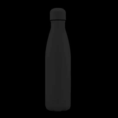 Afbeelding van RVS waterfles 50cl Zwart