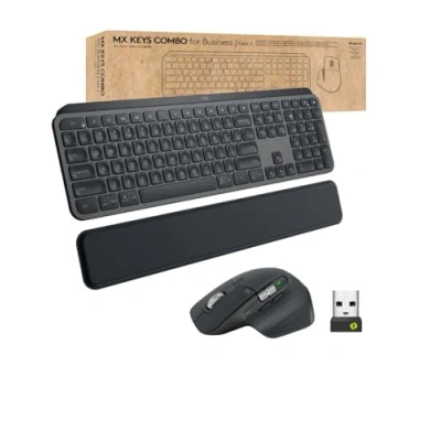 Afbeelding van Logitech MX Keys combo for Business Gen 2 toetsenbord Inclusief muis RF draadloos + Bluetooth AZERTY