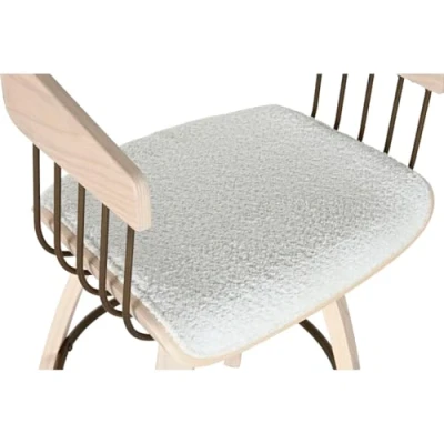 Afbeelding van Kruk Home ESPRIT Wit Hout 51,5 x 47,5 94,5 cm
