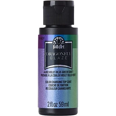 Afbeelding van PLAID ENTERPRISES, INC. 44383 paars blauw groen libelglazuur 2 folkart Color Shift VIO/BLU/GR, 59 ml (1 stuk), milliliter