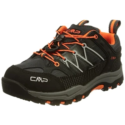 Afbeelding van CMP KIDS Rigel LOW WP Unisex Outdoorschoenen voor kinderen, Maat: 41, Antracite/flash orange Leer en textiel