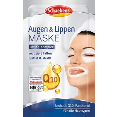 Afbeelding van Schaeben&#039;s oog en lipmasker vermindert rimpels, maakt glad verstevigt met jojoba olie, Q10 panthenol voor alle huidtypes