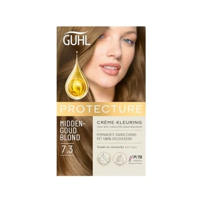 Afbeelding van Guhl Protecture Crème Kleuring 7.3 Middengoudblond