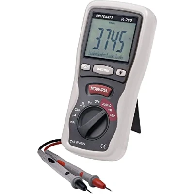 Afbeelding van VOLTCRAFT R 200 Componententester Digitaal CAT III 600 V Weergave (counts): 4000