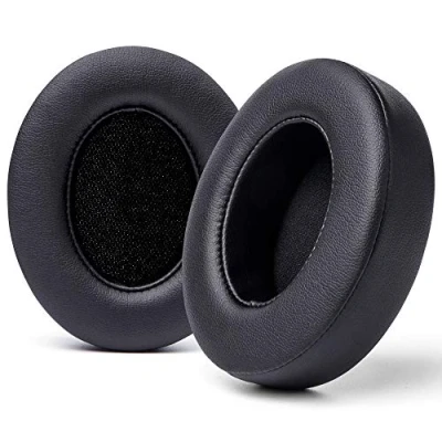 Afbeelding van WC Wicked Cushions Vervangende Oorkussens voor Beats Studio 2 &amp; 3 (B0501, B0500) Bedraad Draadloos Past NIET op SOLO Zachter PU Leer, Verbeterd Schuim Sterkere Lijm Zwart