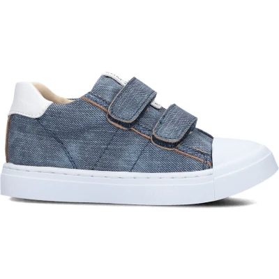 Afbeelding van Shoesme Sh25s011 Sneakers Leren Sneaker Jongens Blauw Maat 24