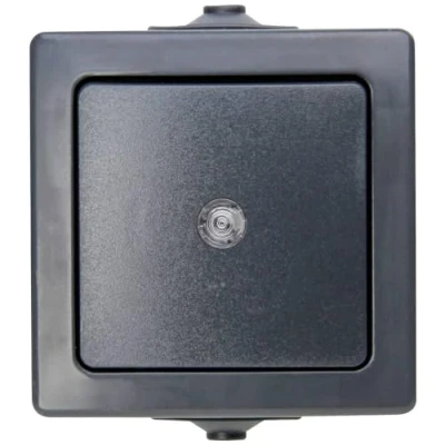 Afbeelding van Kopp Nautic Drukknop, verlicht, opbouwbare vochtige ruimte, 250V (10A), IP 44, 566315004