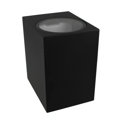 Afbeelding van Yphix Wandlamp Kubbe 4 Up And Down Zwart Ip54 Gu9 LEDdirect.nl