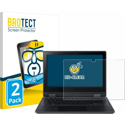 Afbeelding van BROTECT (2 Stuks) Schermbeschermer voor Acer TravelMate Spin B3 Screen Protector Transparant