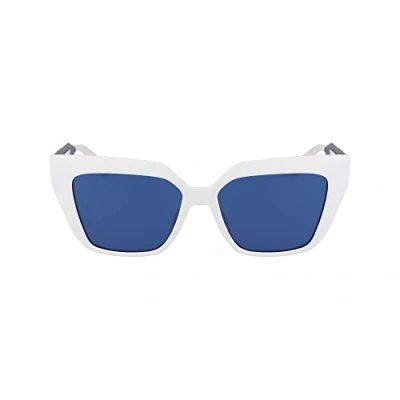 Afbeelding van Calvin Klein Jeans Zonnebril, Dames, Maat: One Size, White