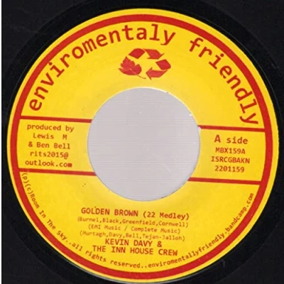 Afbeelding van Kevin Davy &amp; The Inn House Crew Golden Brown (22 Medley) (7&quot; Vinyl Single)