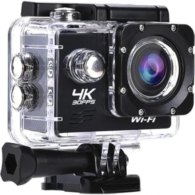 Afbeelding van Lipa AT Q1 4K Ultra HD Action camera IPS Wifi cam Onderwatercamera Vlog Dashcam Actie Alternatief GoPro 30 FPS Sony IMX sensor 24 MP Beeldstabilisatie 21 Accessoires Met SD 16 GB