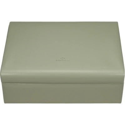 Afbeelding van WINDROSE Sieradendoos Merino Moda Charmbox Salbei Mintgroen