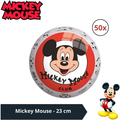 Afbeelding van Bal Voordeelverpakking Mickey Mouse 23 cm 50 stuks