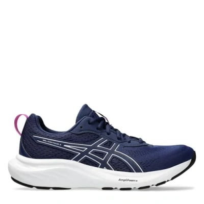 Afbeelding van Asics Gelcontend 9 Hardloopschoenen neutraal, Dames, Maat: 36, Blue expanse/pale pink Textiel/ synthetisch
