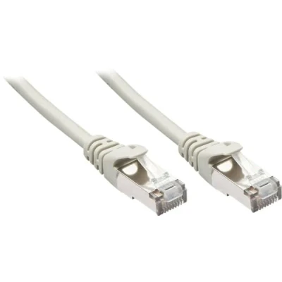 Afbeelding van LINDY 48338 RJ45 Netwerkkabel, patchkabel CAT 5e F/UTP 3.00 m Grijs Snagless 50 stuk(s)