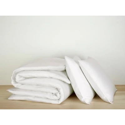 Afbeelding van Dekbedovertrek De Witte Lietaer Olivia Off White Satijn 200 x / 220 cm 2 Persoons