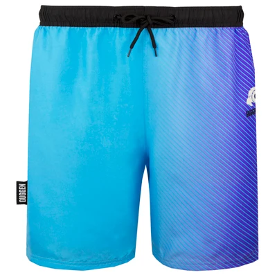 Afbeelding van GUGGEN MOUNTAIN Zwembroek voor Heren Zwemshorts Het Strand Sneldrogende Zomer Style 2335 met Strandbroek Boardshort Korte Broek Geruit Geblokt Patroon Linnen Kleur Blauw XXL