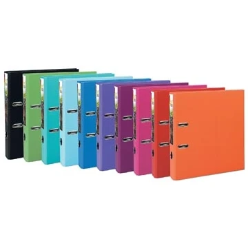 Afbeelding van 10x Exacompta Ordner PremTouch voor ft A4+, rug van 5 cm, geassorteerd