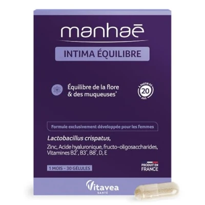 Afbeelding van Vitavea Manhaé Intima Balance 15+ 30 Capsules