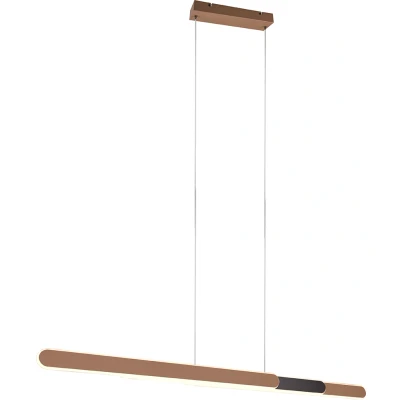Afbeelding van Trio Hanglamp Helios 130cm bruin 343310365