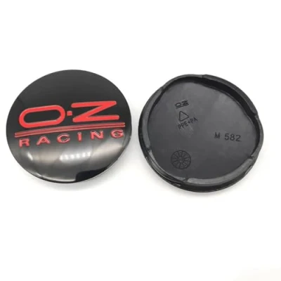 Afbeelding van Auto Hub Center Cap Wieldoppen voor OZ Racing M595 O.Z 62MM Wielnaafafdekkingen Banden Velgen Emblem Protector Vervanging Accessoires,BlackRed