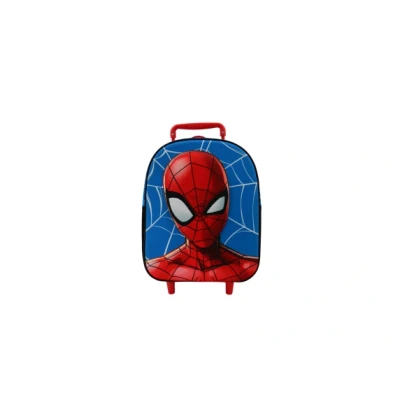 Afbeelding van SPIDER MAN 3D Trolley Rugzak Rugtas School Vakantie Logeren 2 5 Jaar Spiderman